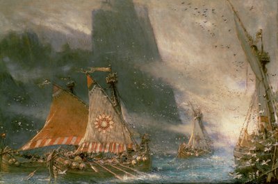 The Viking Sea Raiders by Albert Goodwin